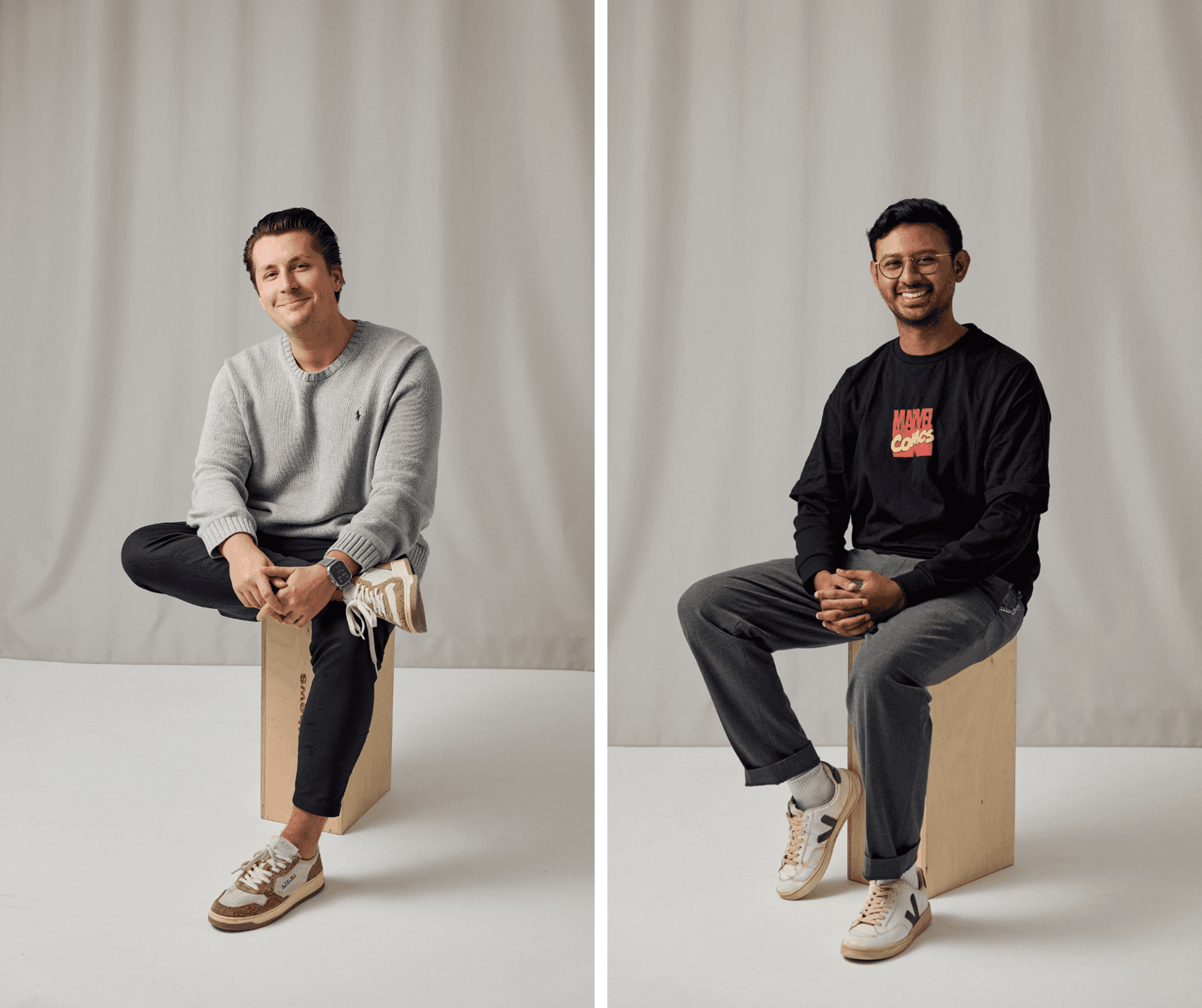 Alex Schnelle und Bhavesh Tailor – Gründer von The Marketplace Guys