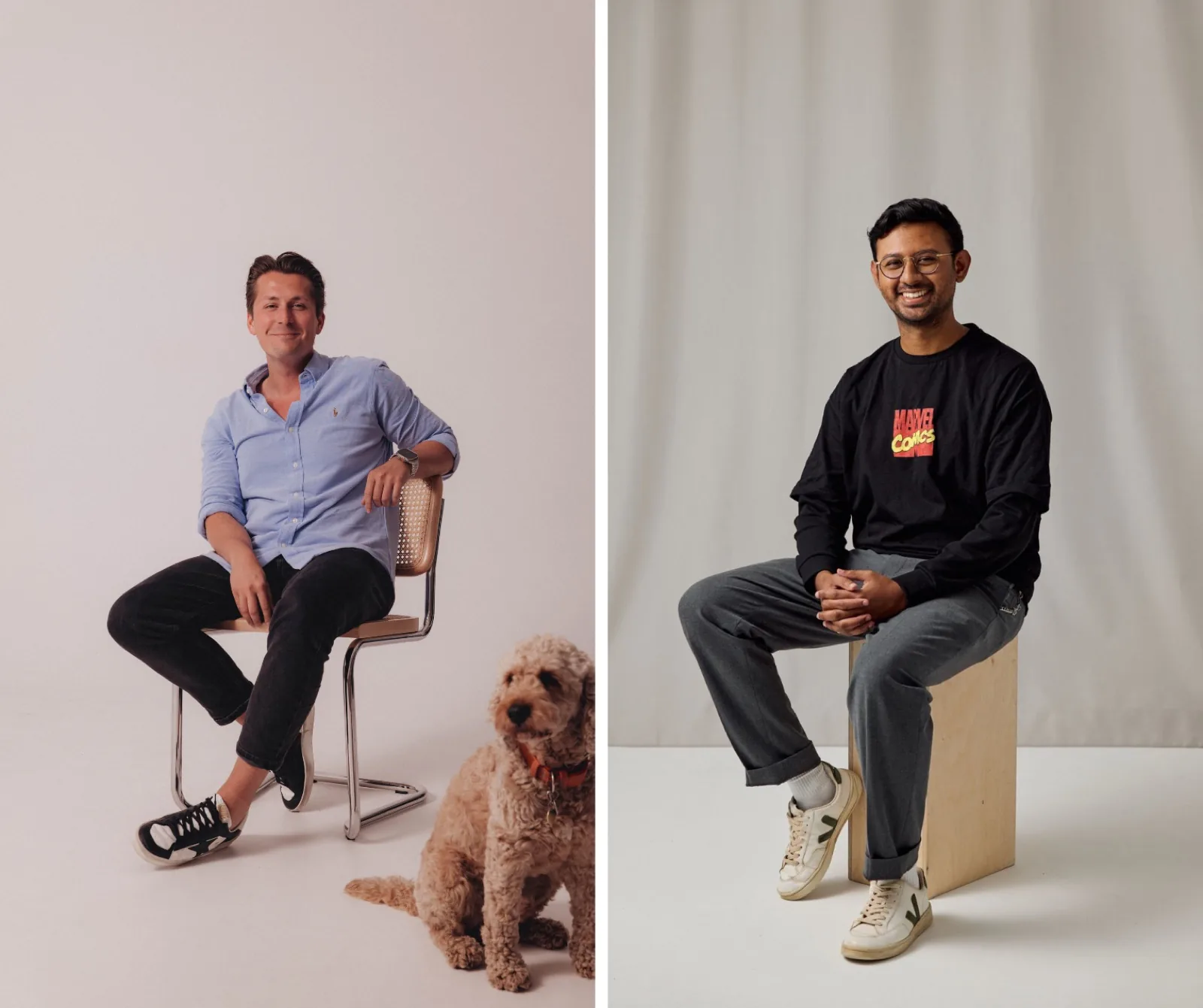 Alexander Schnelle und Bhavesh Tailor – Gründer von The Marketplace Guys